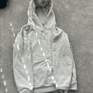 Women's Light Gray Lululemon Hoodie